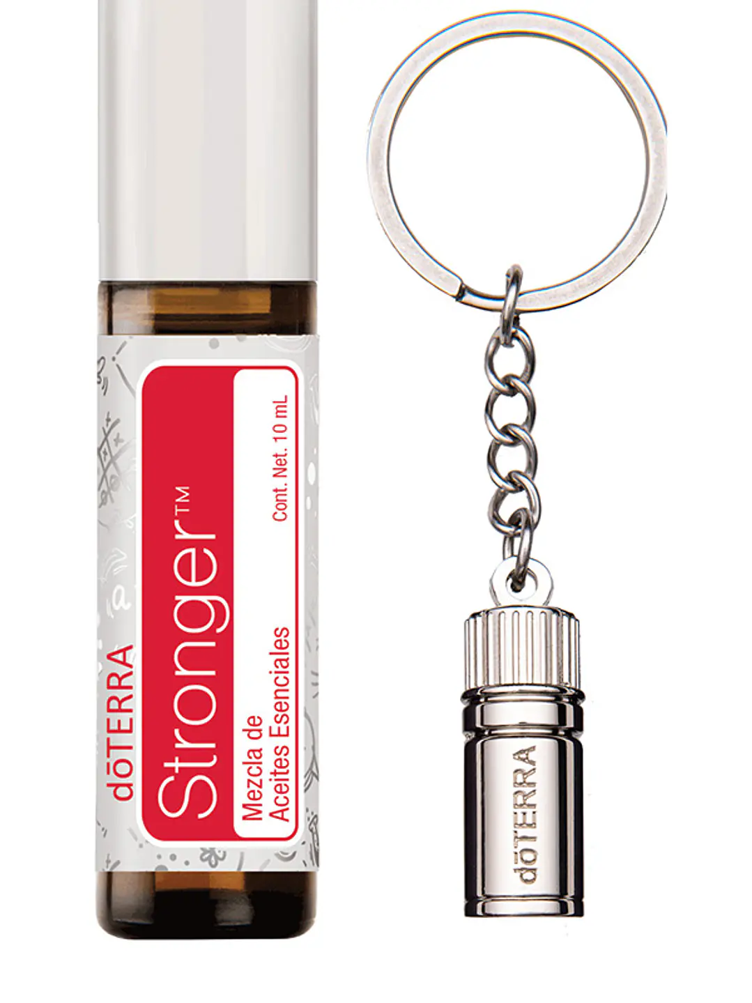 Llavero Metálico doTerra + Stronger | Vive Esencial 1