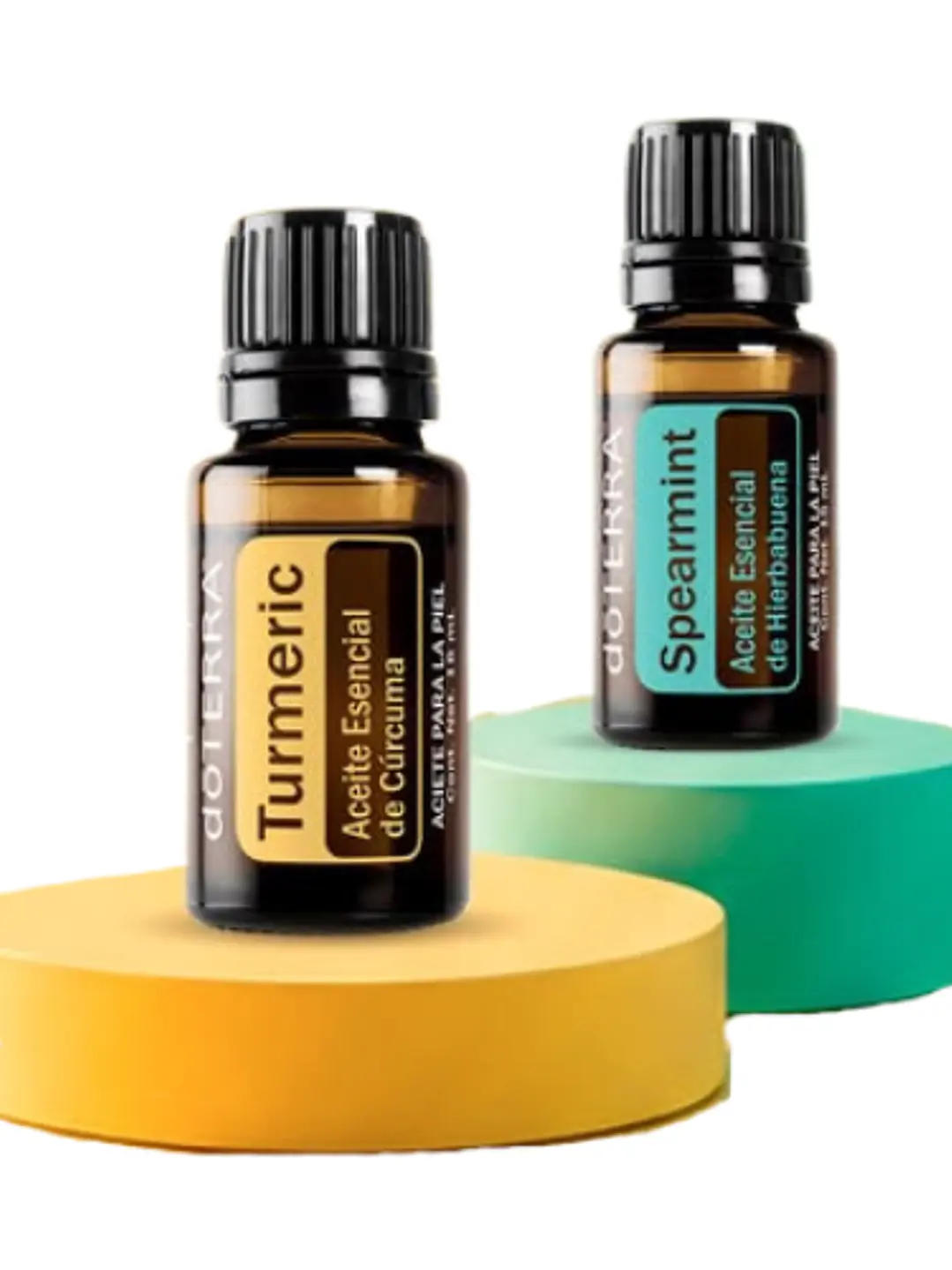 Pack 2x1: Aceite Esencial de Cúrcuma 15 mL + Aceite Esencial de Hierbabuena 15 mL 1