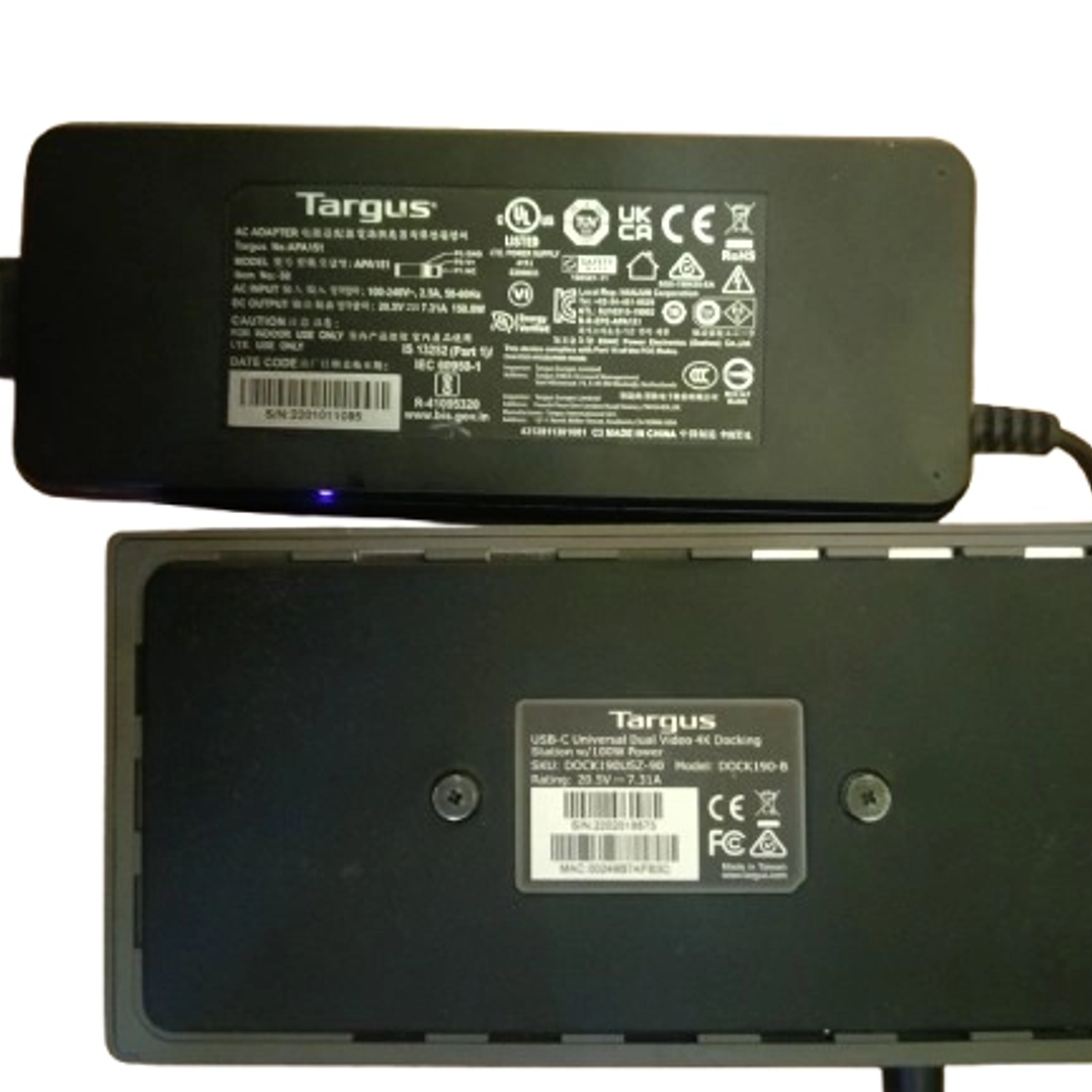 Targus Displaylink 4k Plug And Play Dock Station (Usado) 4