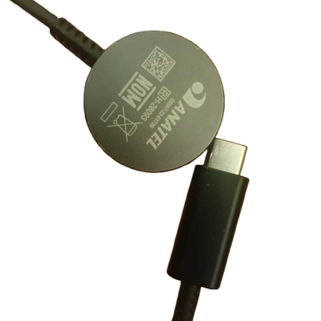 Cable Cargador Samsung Watch Negro 1