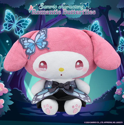 Sanrio My Melody peluche Romantic Butterflies, Sega