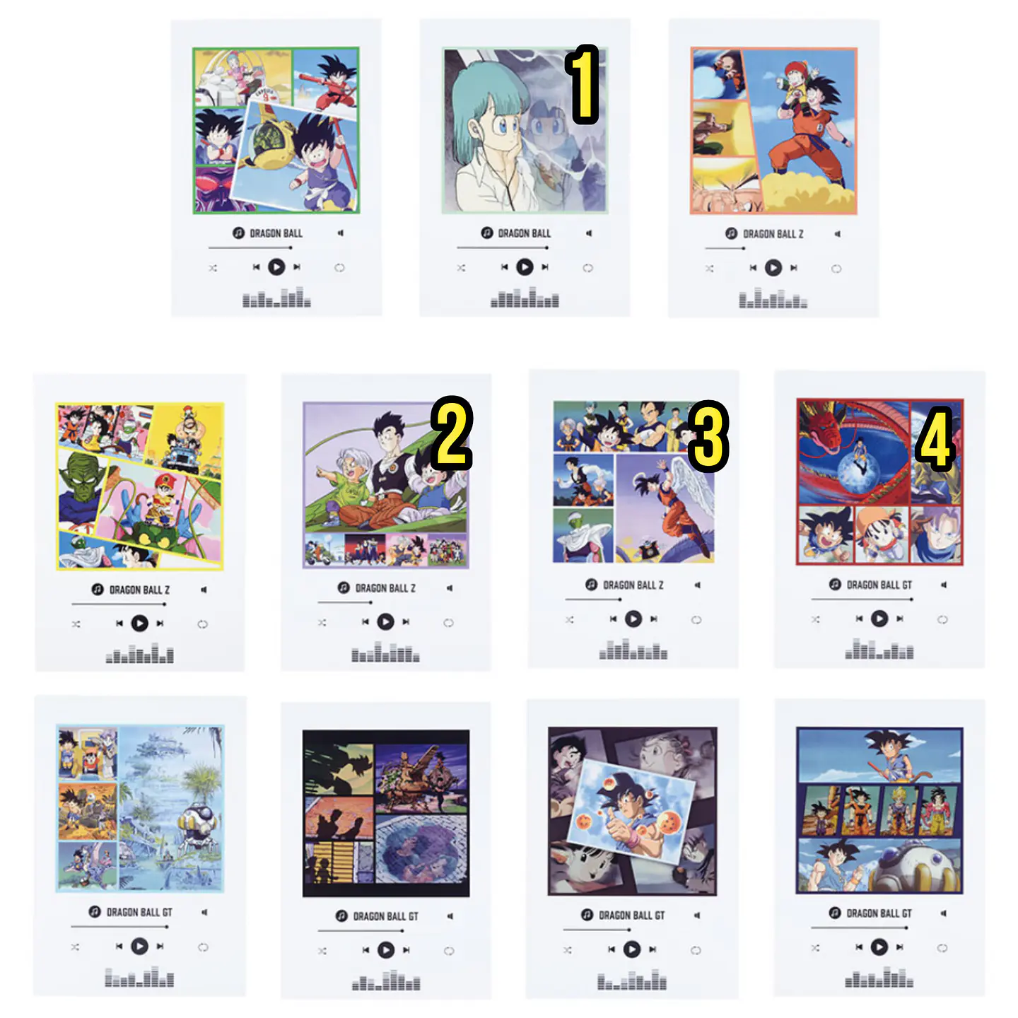Dragon Ball Posters A4 Ichiban Kuji I Dragon Ball vs Omnibus Cross 2