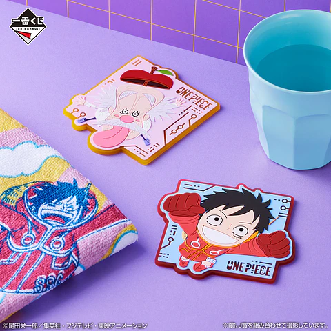 One Piece Posavasos de goma Ichiban Kuji J Future Island Egghead