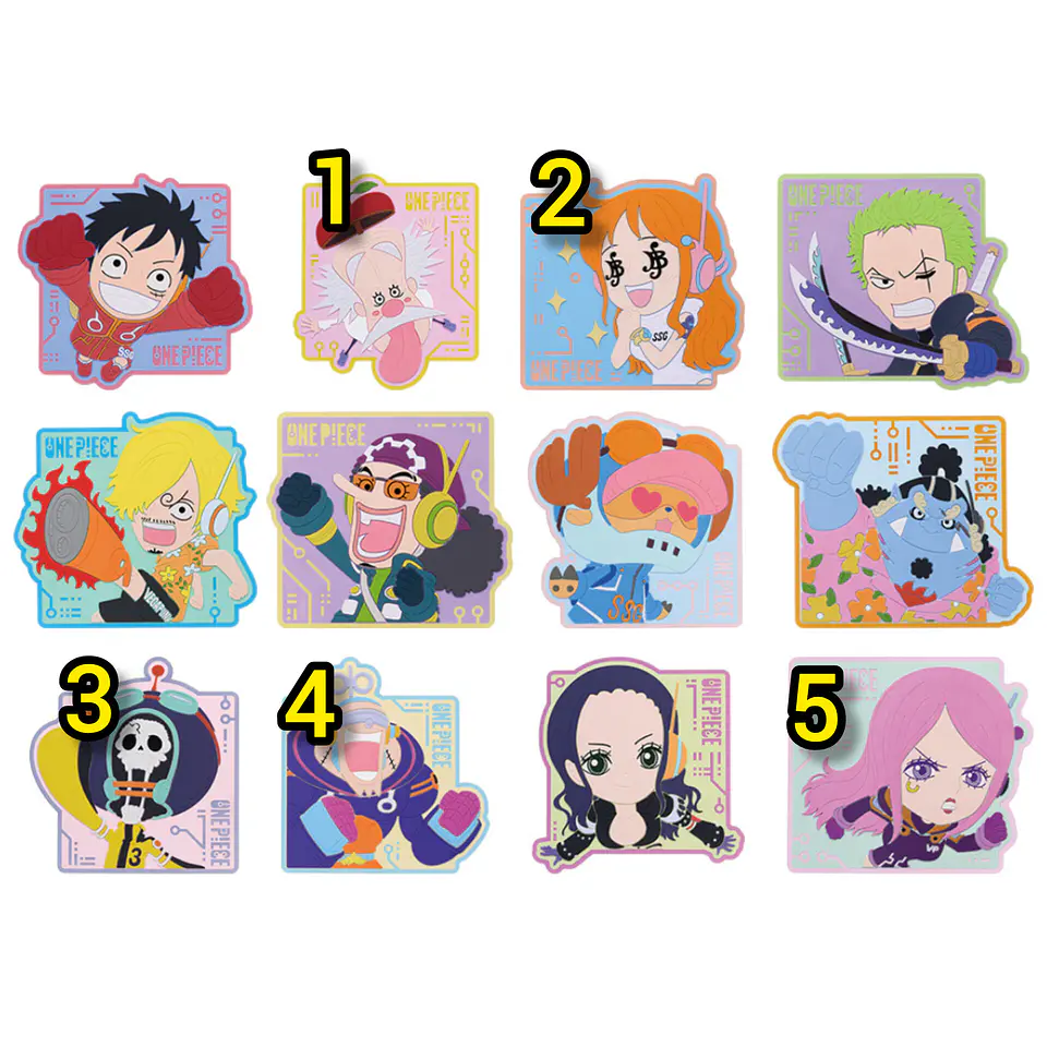 One Piece Posavasos de goma Ichiban Kuji J Future Island Egghead 3