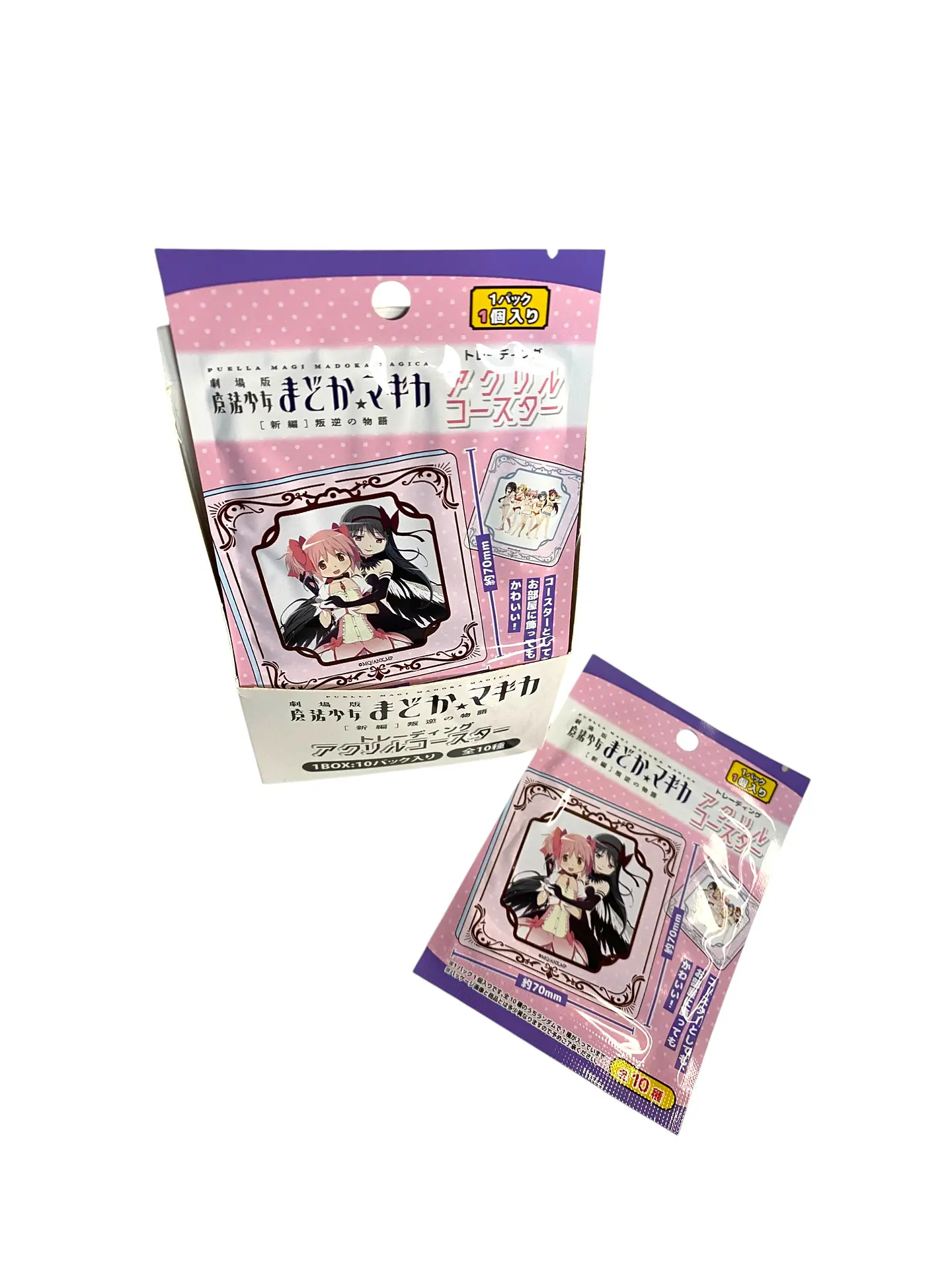 Madoka Magica Posavasos acrílico Blind Bag sorpresa Movic 2
