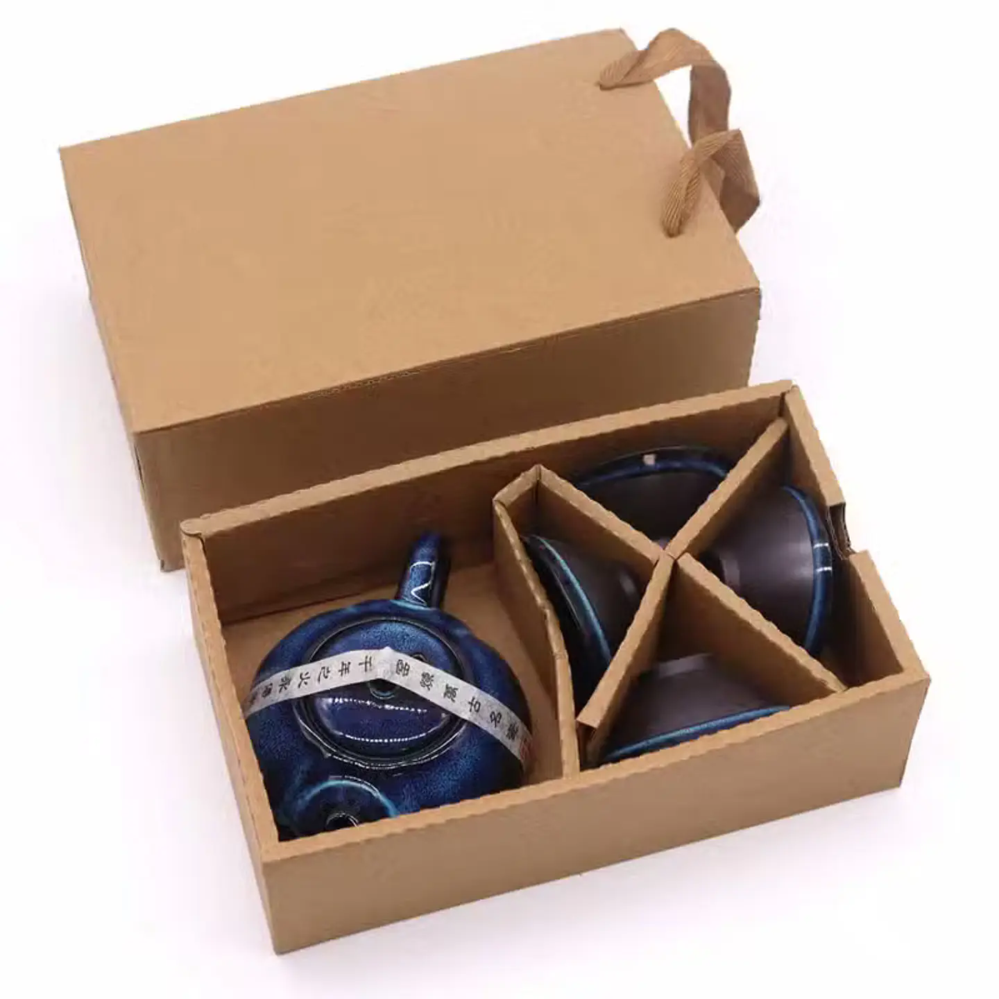 Conjunto de Chá Azul - Bule + 4 Chávenas 3