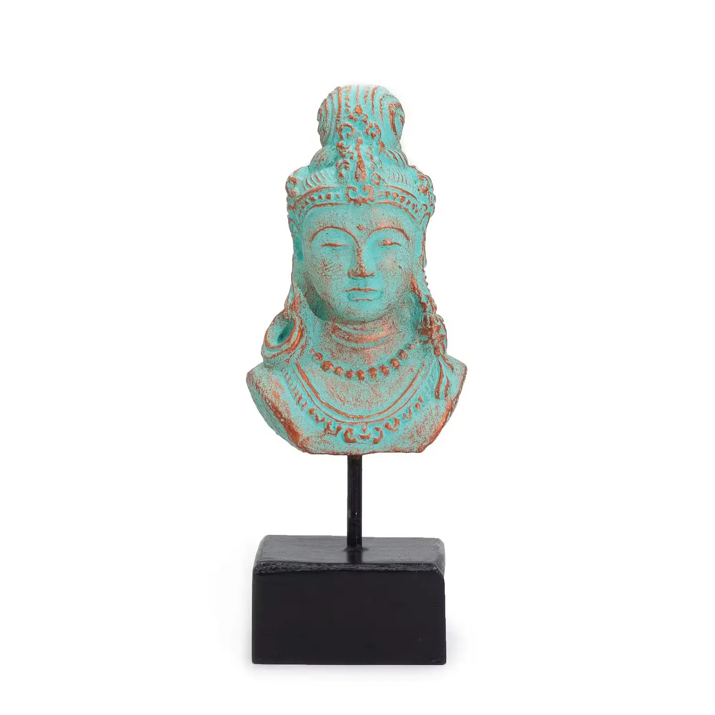 Princesa da Sorte Java com Suporte — Azul Cobre 1