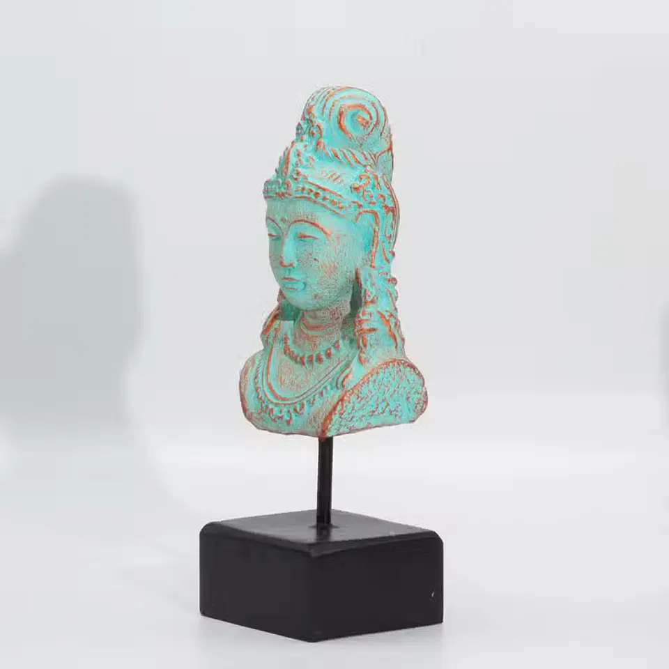 Princesa da Sorte Java com Suporte — Azul Cobre 2
