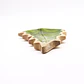 Bandeja de Madeira com Esmalte Folha — 33 × 17 cm - thumbnail 2