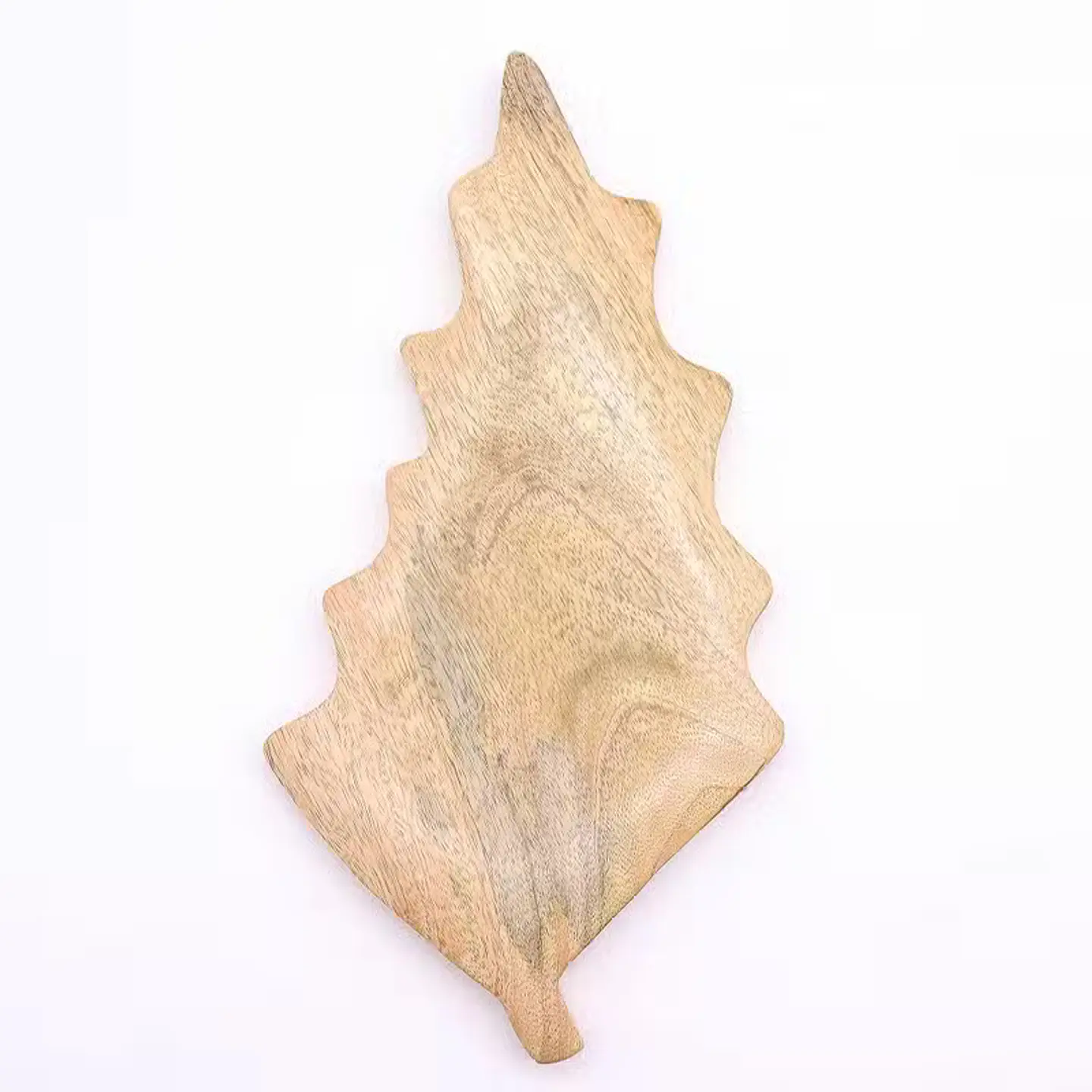Bandeja de Madeira com Esmalte Folha — 33 × 17 cm 5