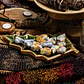 Bandeja de Madeira com Esmalte Folha — 33 × 17 cm - thumbnail 6
