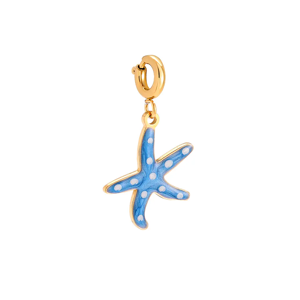 Pendente Estrela-do-Mar Azul com Fecho 1
