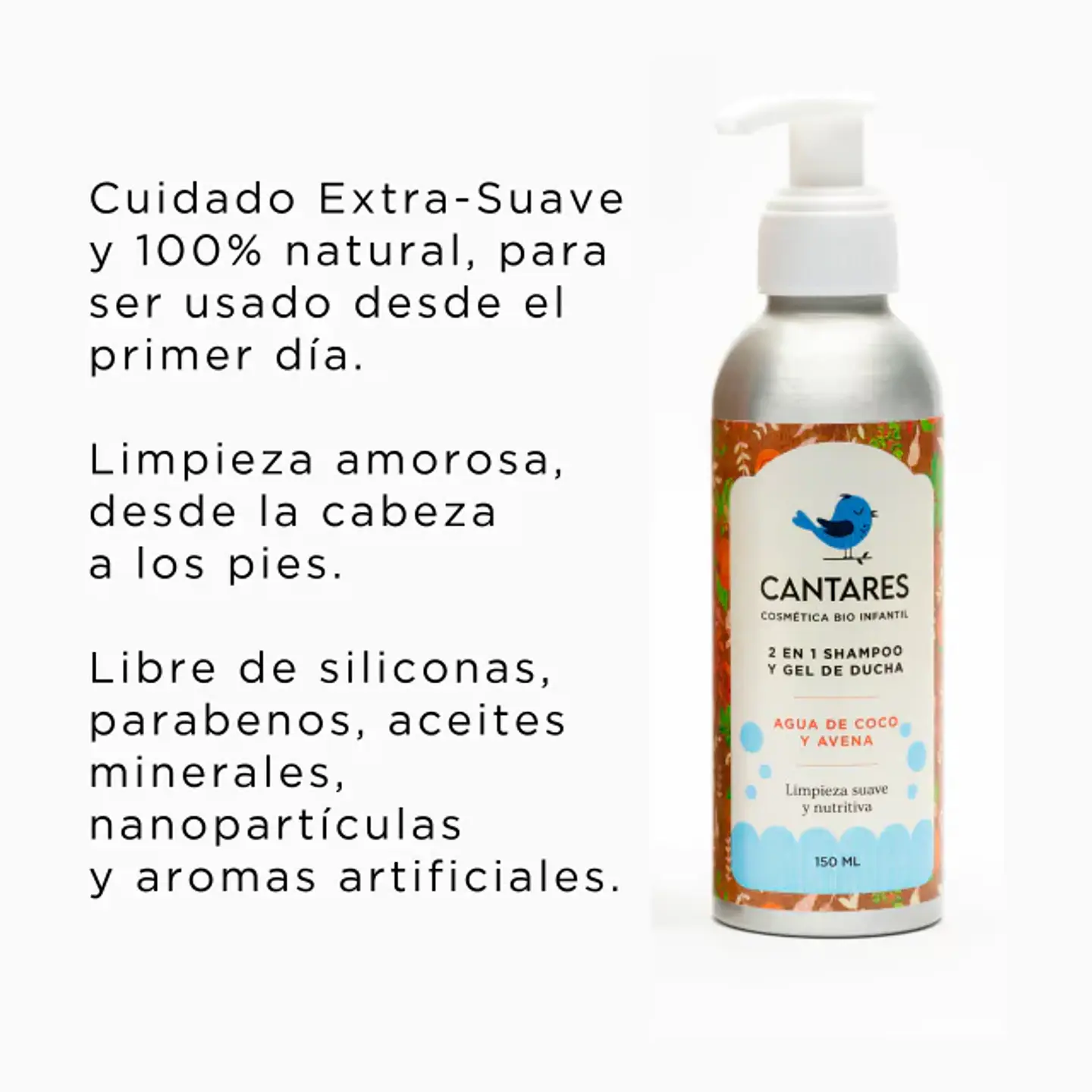 Shampoo Agua de Coco y Avena 2