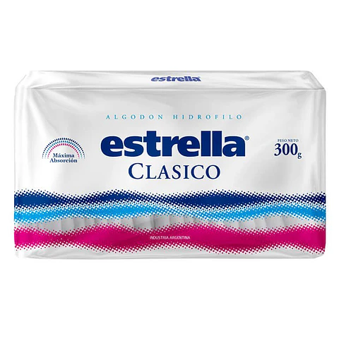 Algodón hidrófilo clásico 300grs