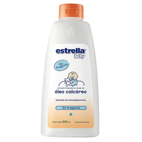 Óleo calcáreo estrella baby s/fragancia 950ml