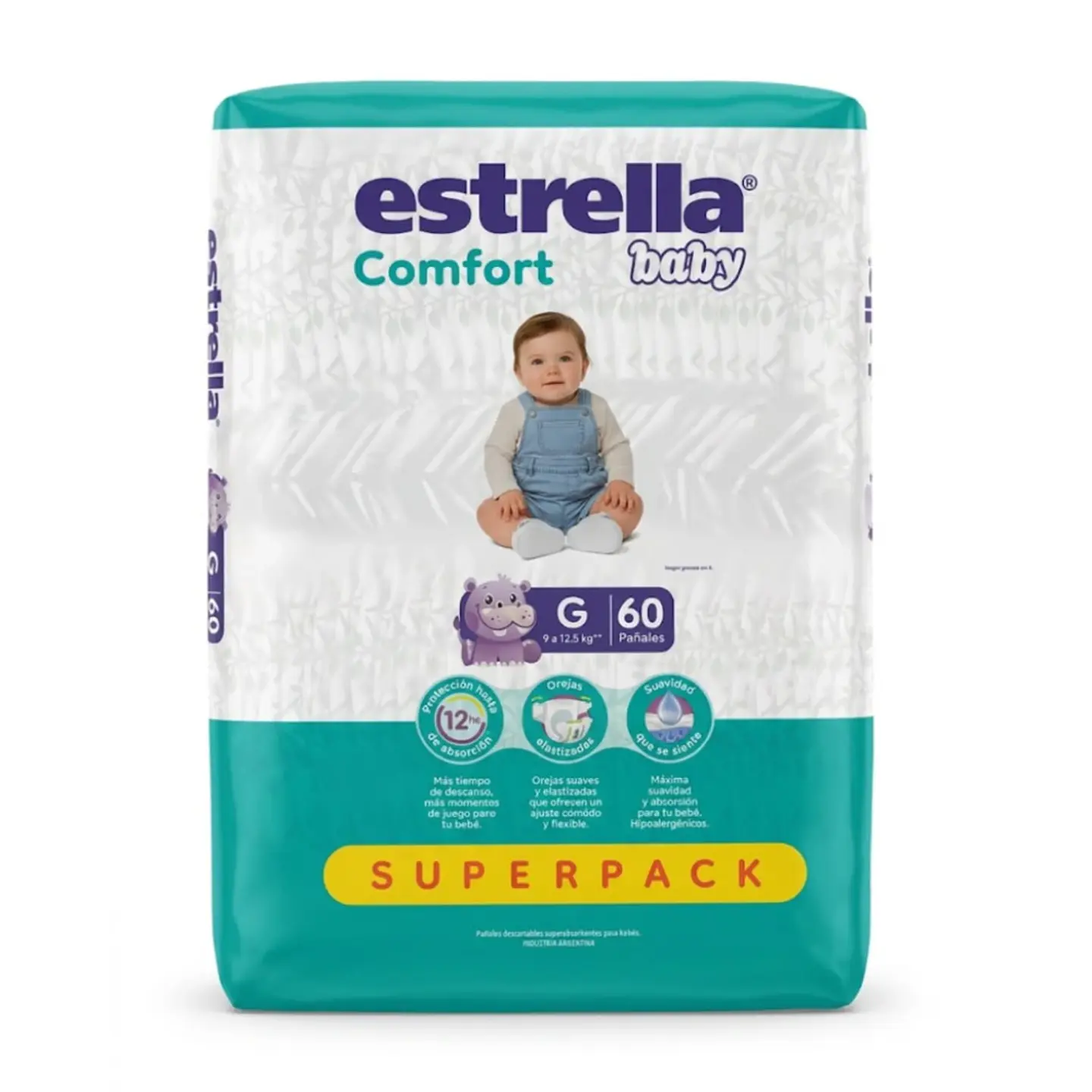 Pañal estrella baby comfort grande 60u 1