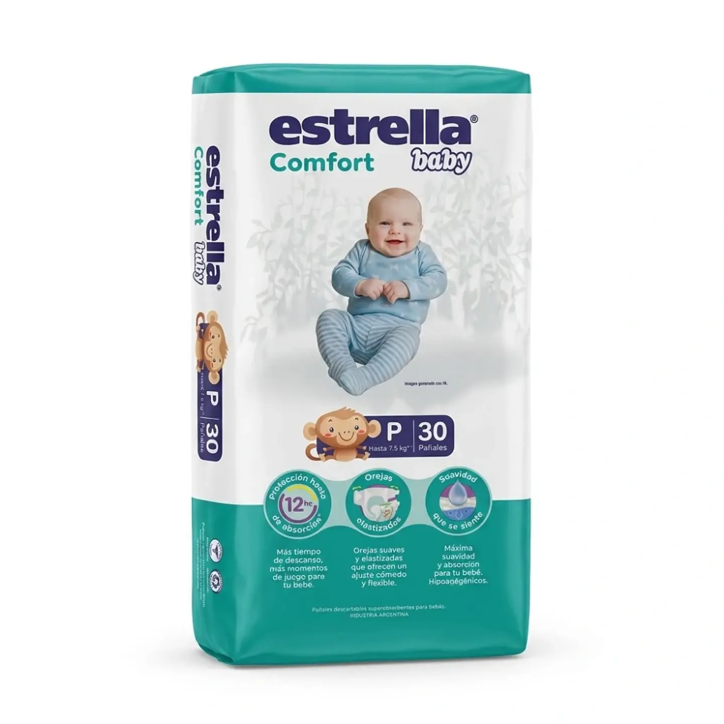 Pañal estrella baby comfort pequeño 30u 1