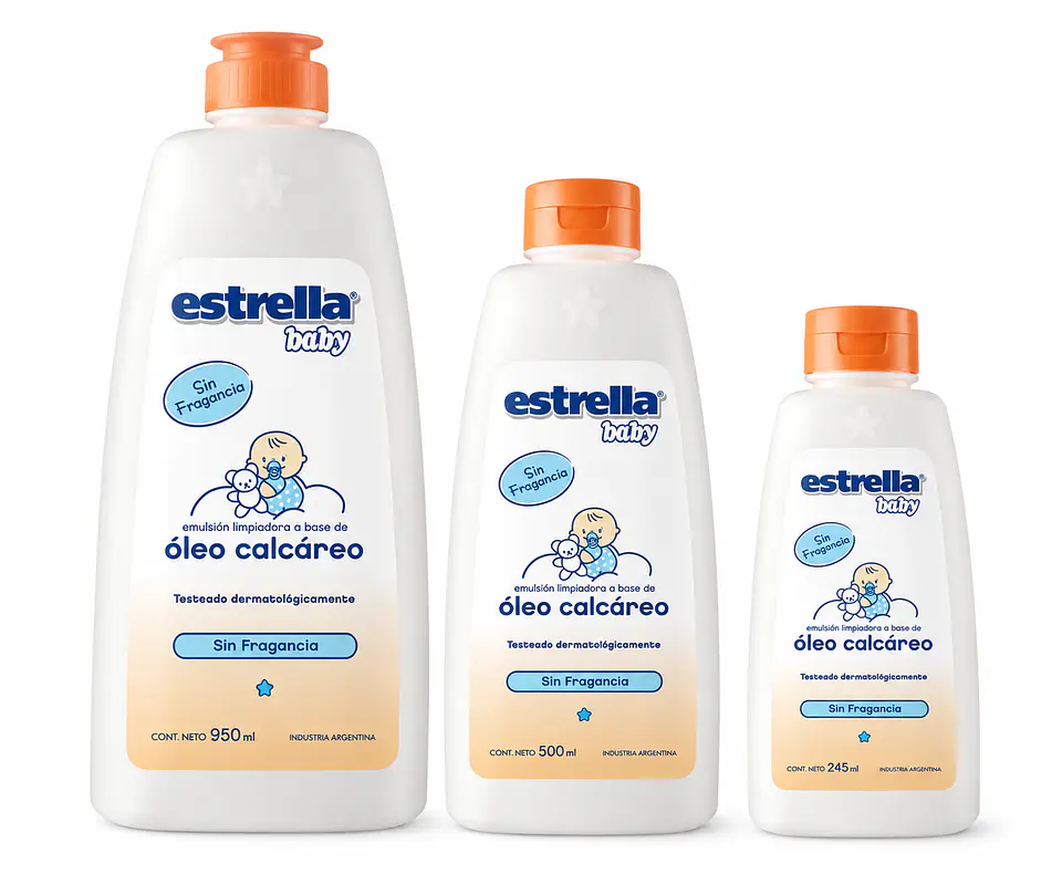 Óleo calcáreo Estrella Baby s/fragancia 3
