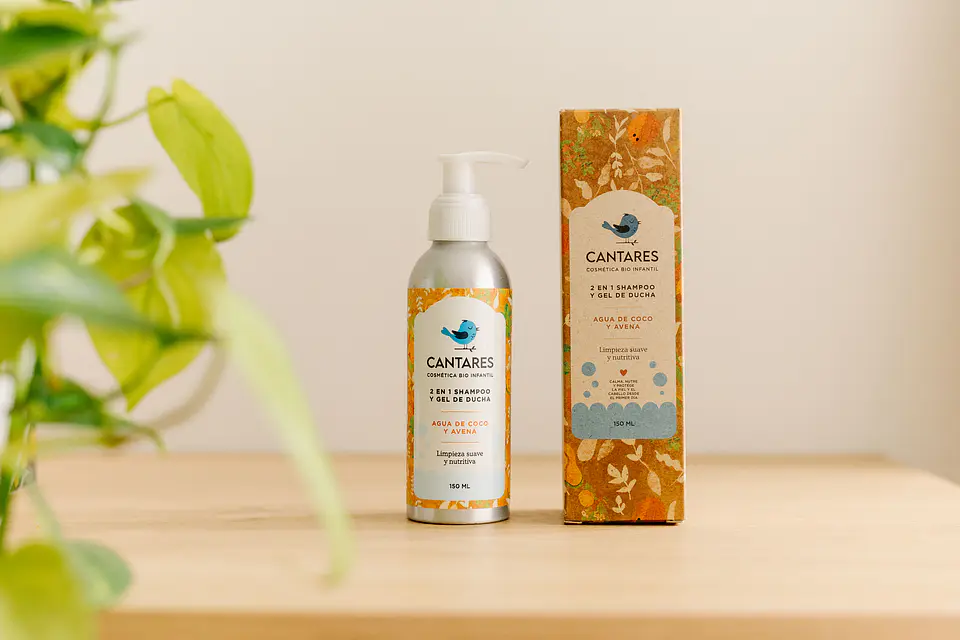 Shampoo Agua de Coco y Avena 1