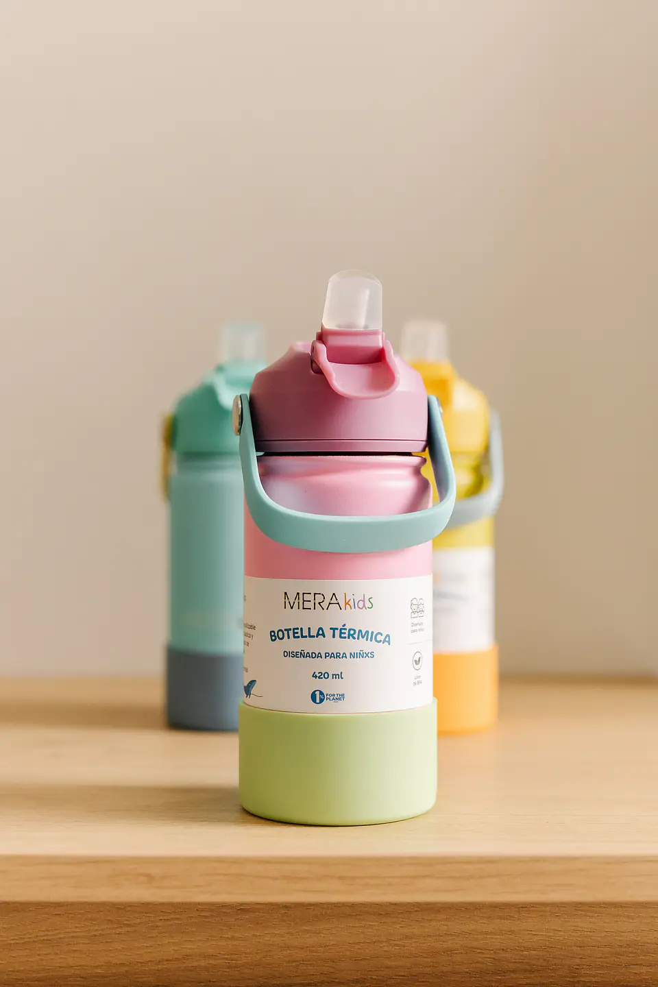 Botella MERAKids Rosa 1