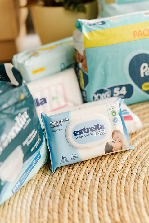 Toallas húmedas estrella baby cuidado diario flow pack 50u