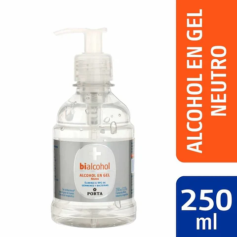 PORTA BIALCOHOL ALCOHOL EN GEL C-VALVULA 250 ml