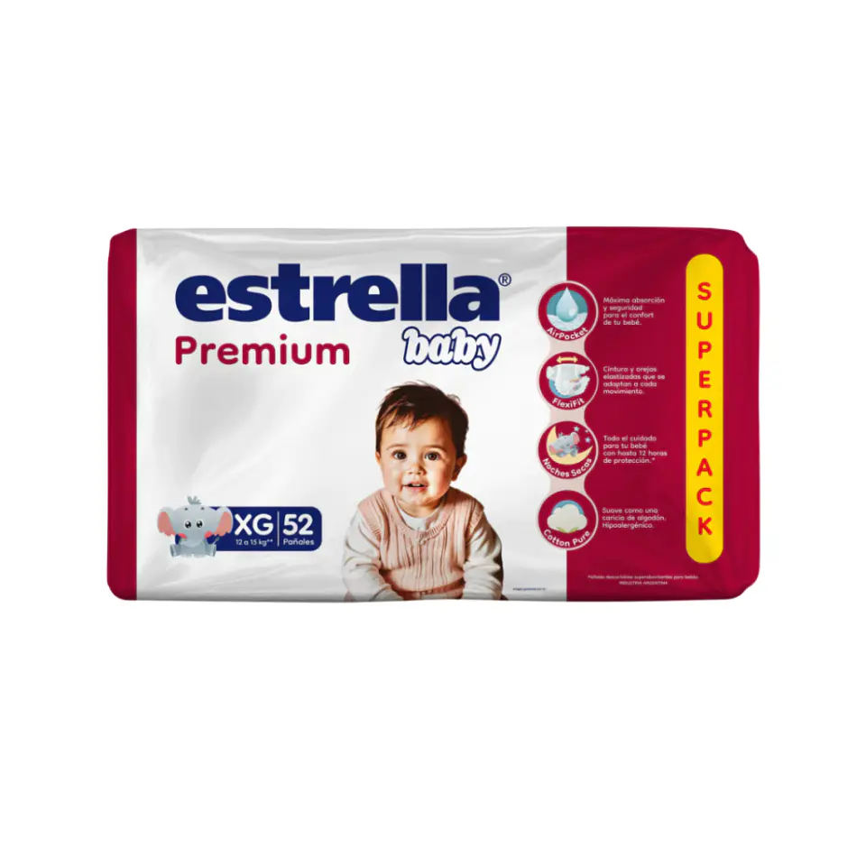 Pañal estrella baby premiun  4