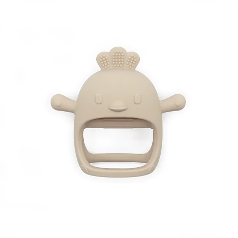 Mordillo silicona Gallina Beige