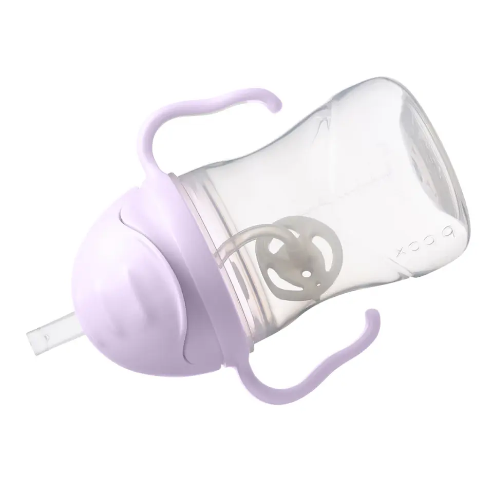 Vaso con sorbete antiderrames 240ml 2