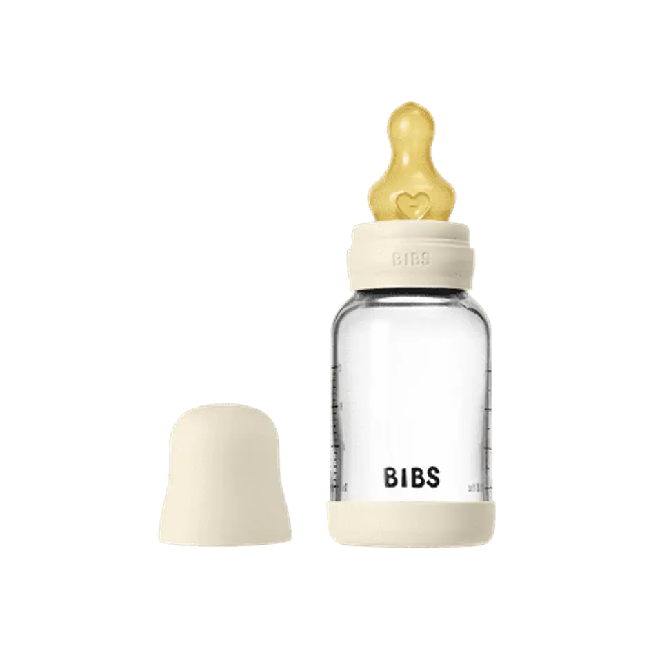 Mamadera de Vidrio 120 ml Ivory flujo lento 2