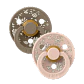Chupete colour liberty x2 tetina redonda de caucho Capel/blush Mix talle 2 - Miniatura 1