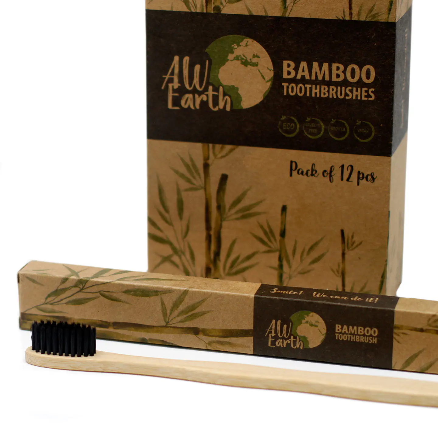 Escova de Dentes de Bambu - Carvão 5