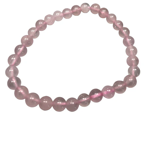 Pulseira de Manifestação em Pedra - Quartzo-Rosa - Amor