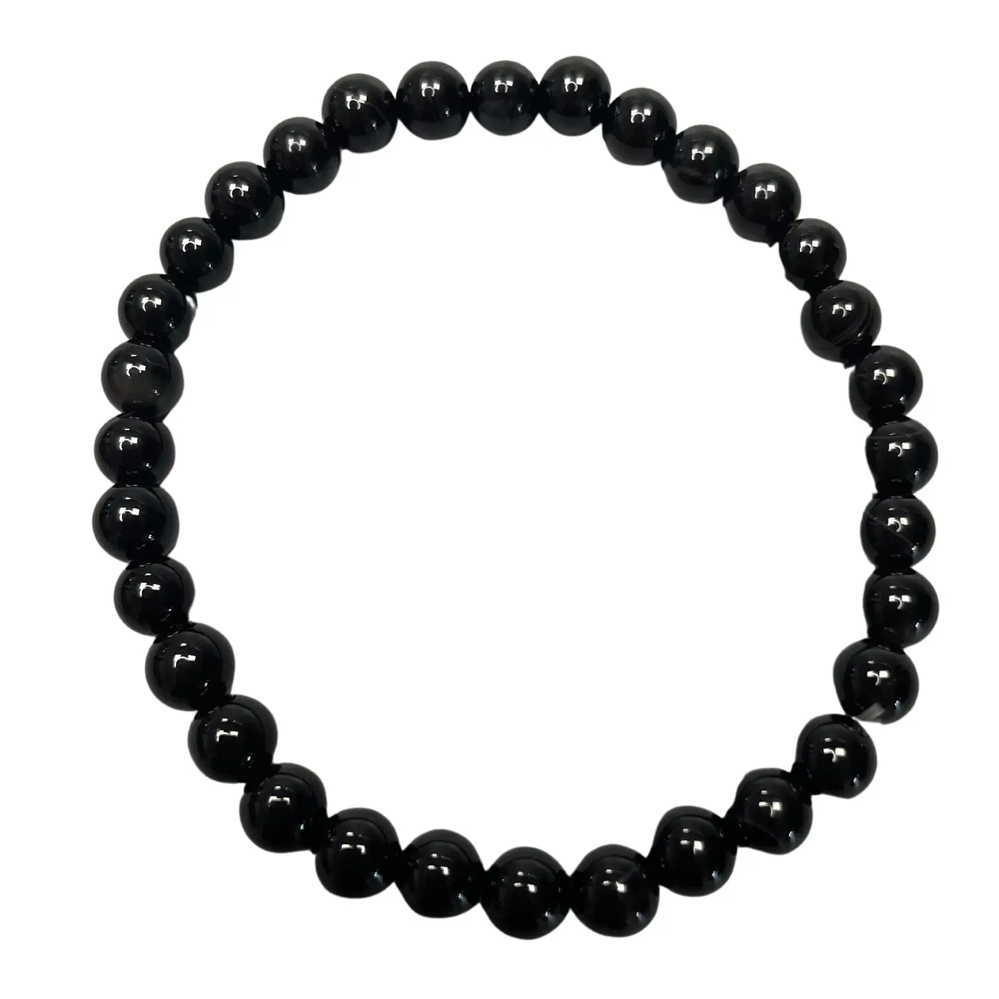 Pulseira de Manifestação em Pedra - Ágata Preta - Proteção 1