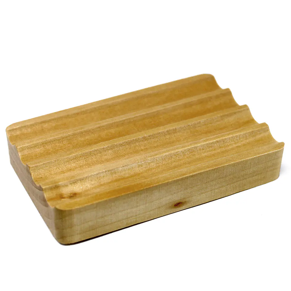 Saboneteira Hemu Wood - Ondulado 1