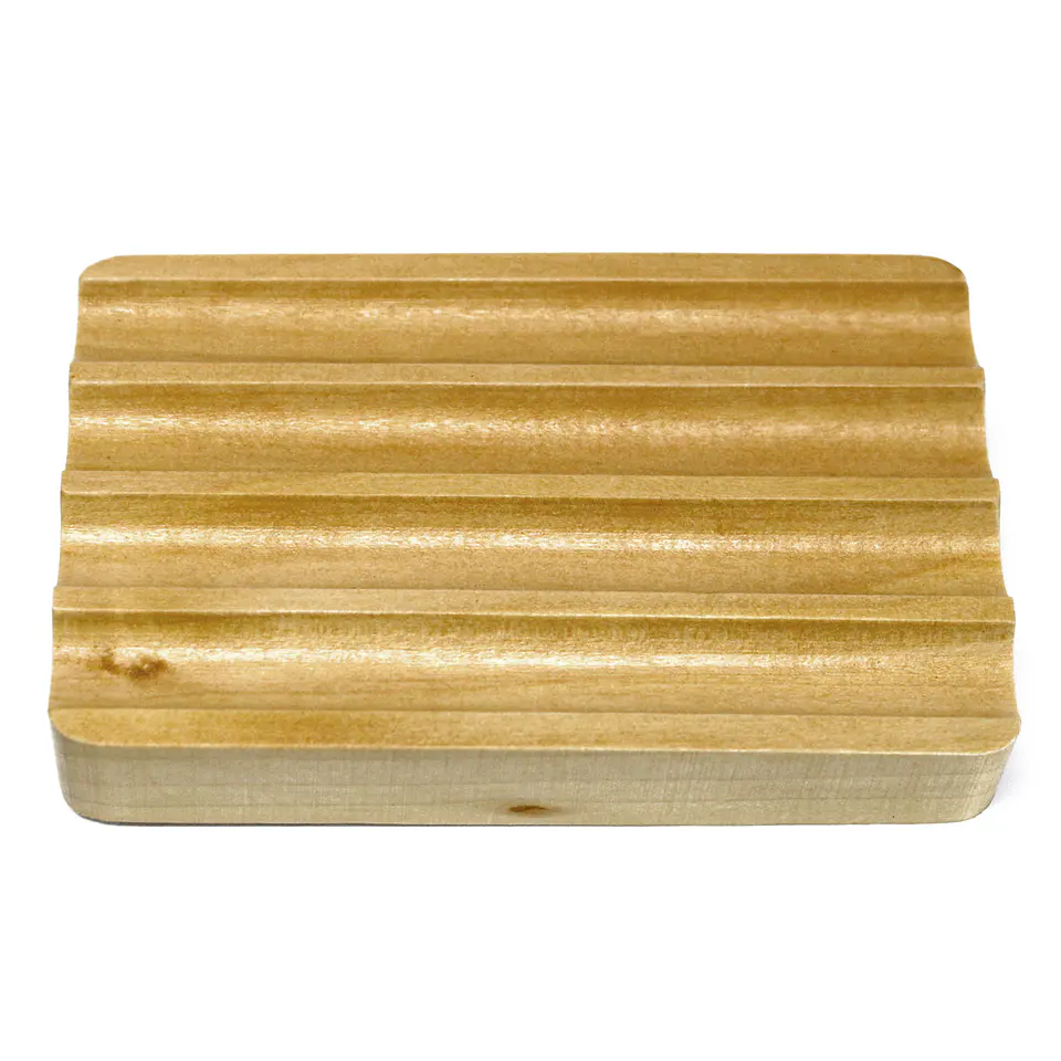 Saboneteira Hemu Wood - Ondulado 2