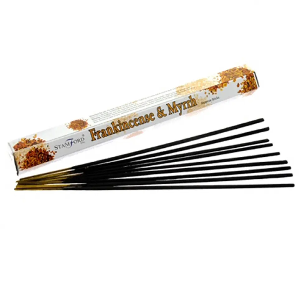 Incenso Premium Stamford em Caixa Hexagonal – Frankincense & Mirra 2
