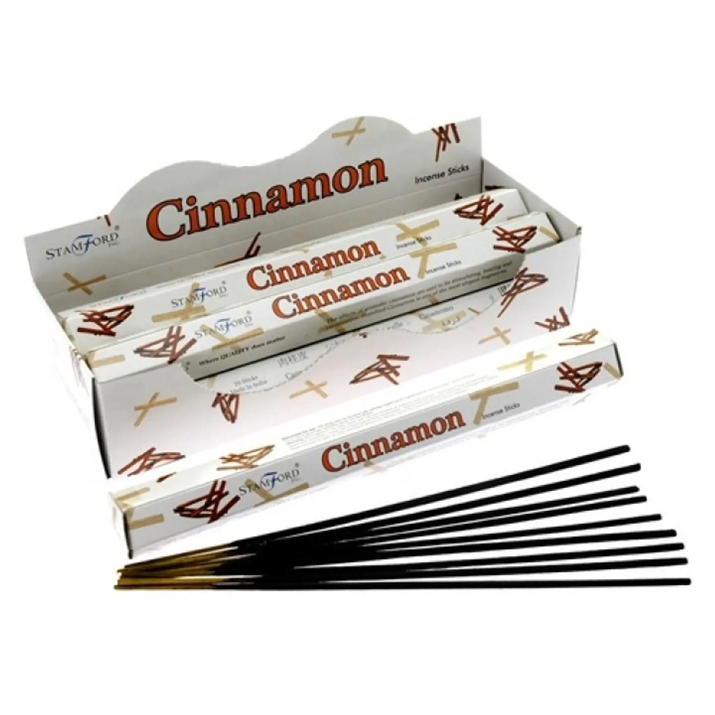 Incenso Premium Stamford em Caixa Hexagonal – Canela 1