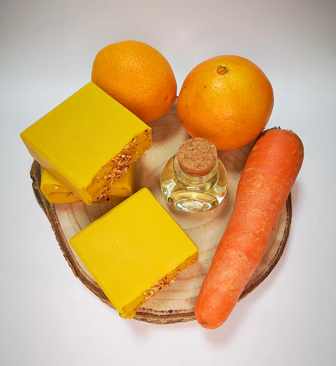 Sabão Artesanal de Laranja & Cenoura