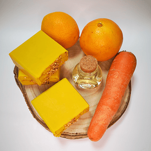 Sabão Artesanal de Laranja & Cenoura