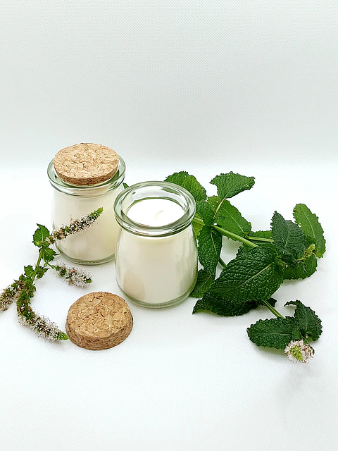 Vela Aromática de Hortelã-Pimenta