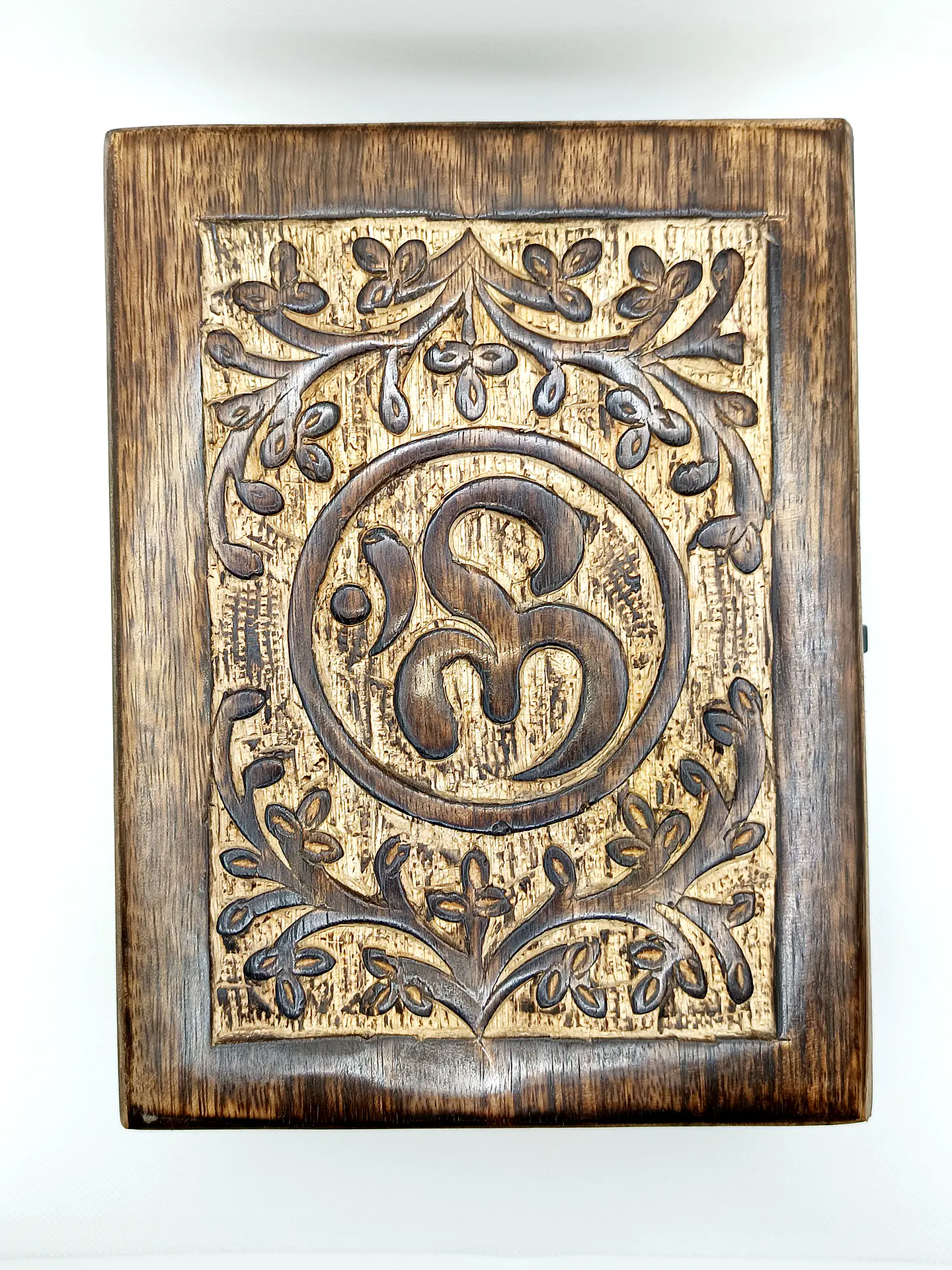 Caixa de Recordações Grande de Madeira 20x15x7,5cm - Om 3