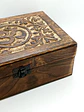 Caixa de Recordações Grande de Madeira 20x15x7,5cm - Om - Thumbnail 4