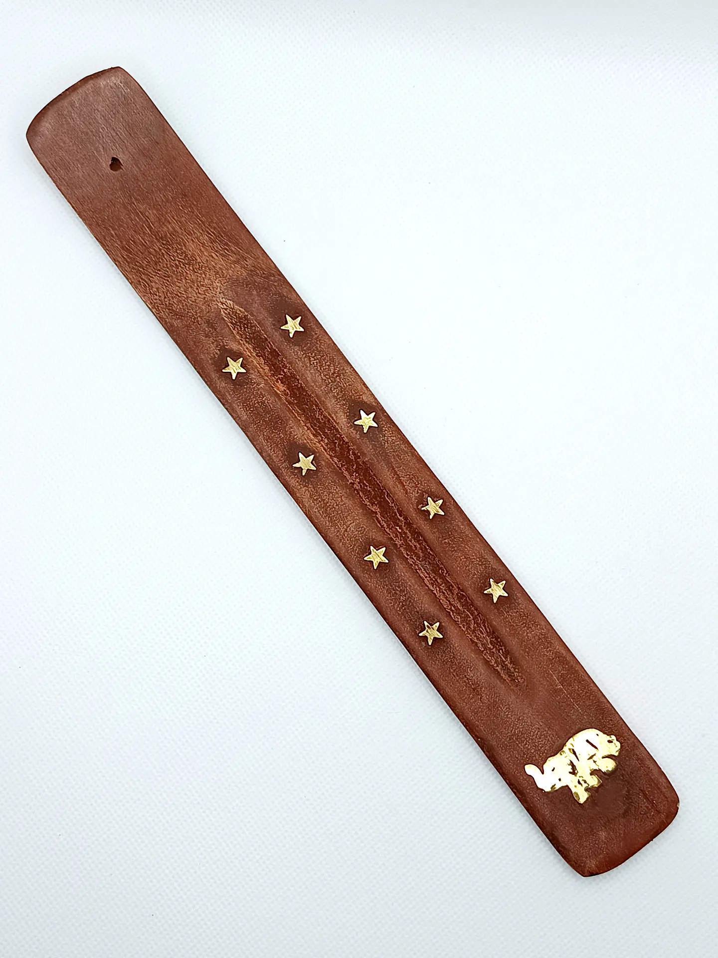 Queimadores de Incenso Brass Inlay - Madeira de Manga 11