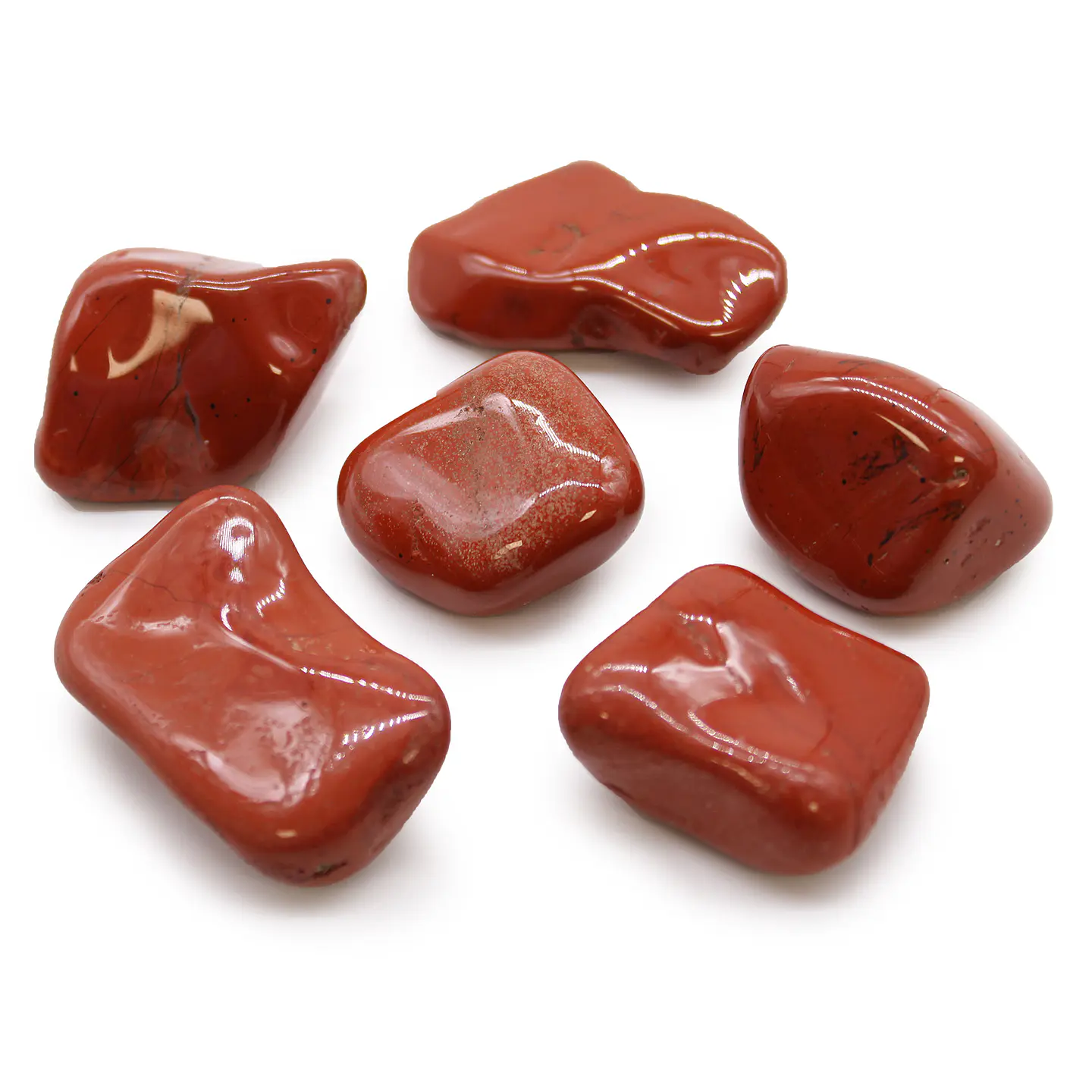 Pedra Rolada Grande - Jaspe Vermelho (3-4cm) 1