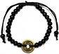 Pulseira Feng Shui - Moeda da Sorte - Preto - Thumbnail 1