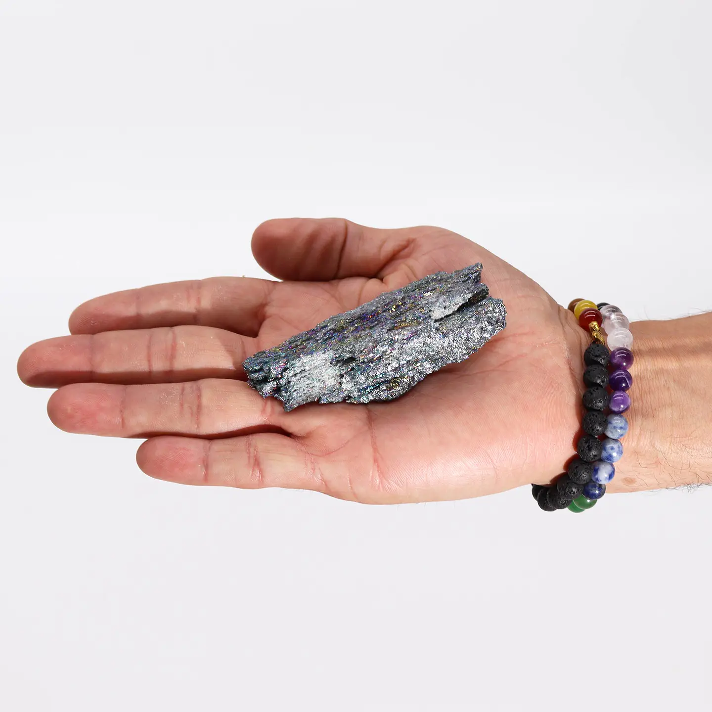 Titânio - Pedra de Sete Cores (7cm) 3