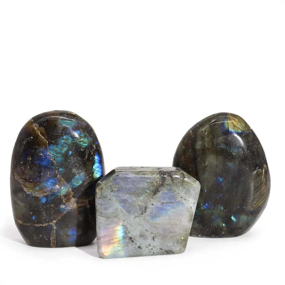Pedra Tumular Labradorite de Madagáscar (Aprox. 5-7cm) 1