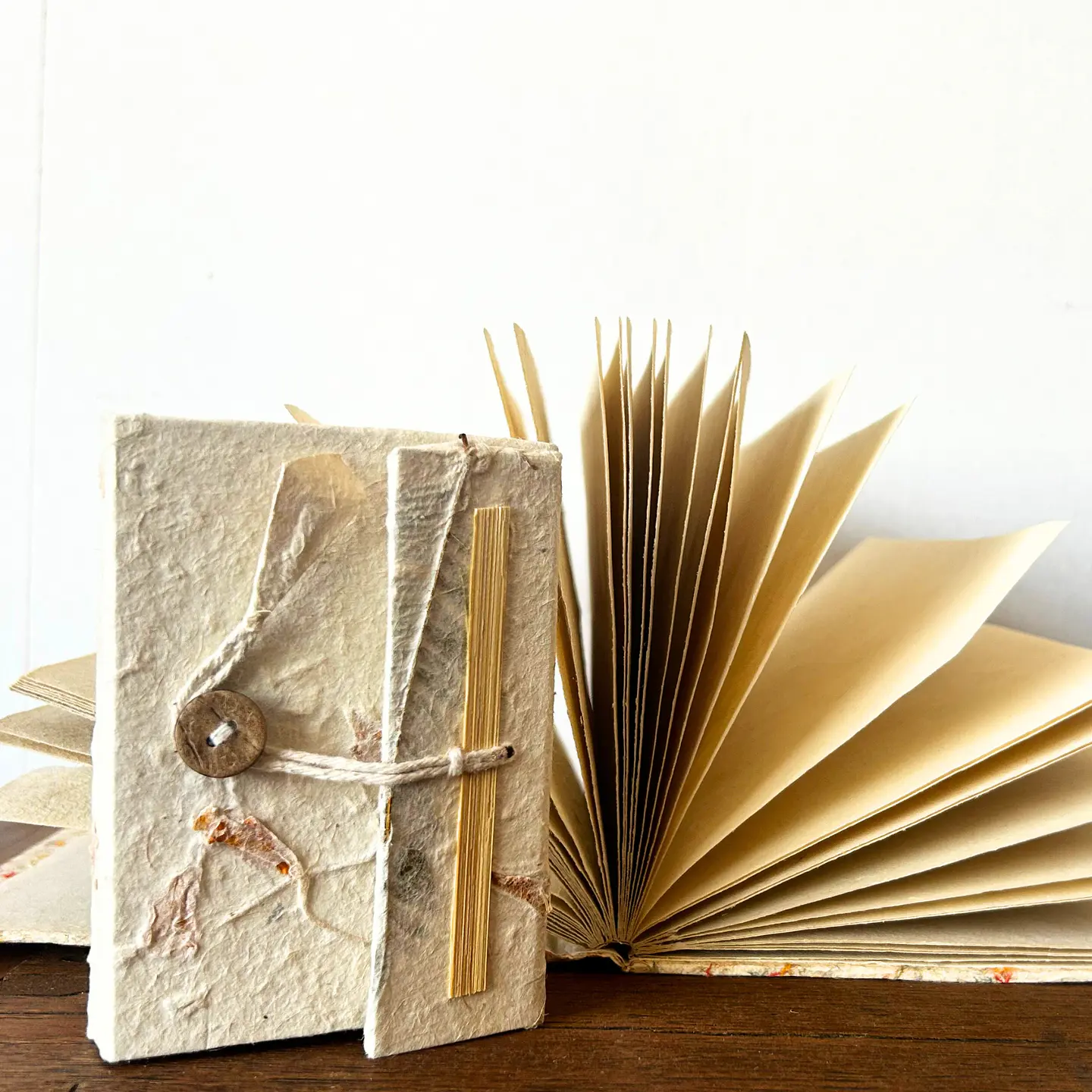 Caderno Grande Lokta - Flores Misturadas 21x15,5cm 2