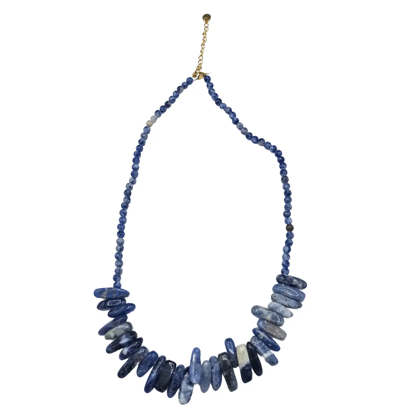 Colar de Pedras Longas - Sodalite 3